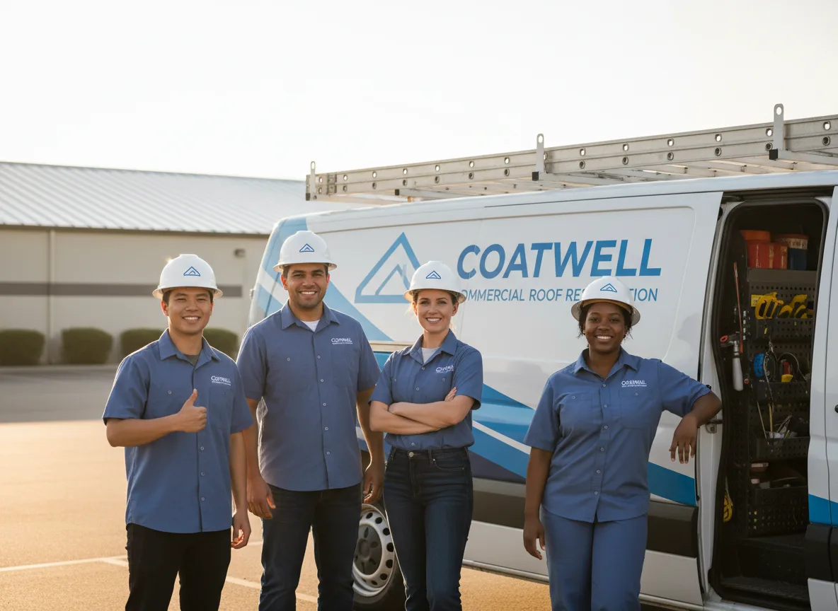 Commercial roof coating company in Joaquin, TX