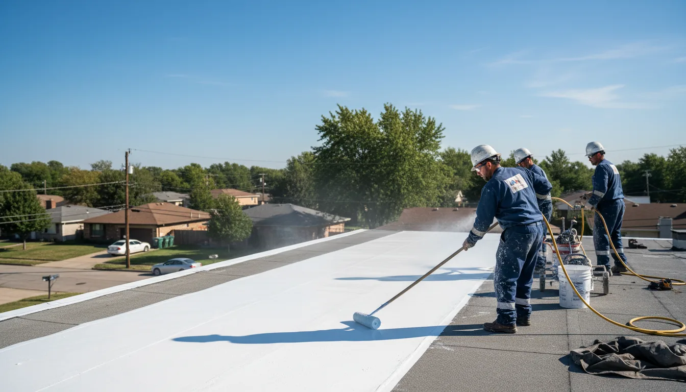 Commercial roof coating in Joaquin, TX near me